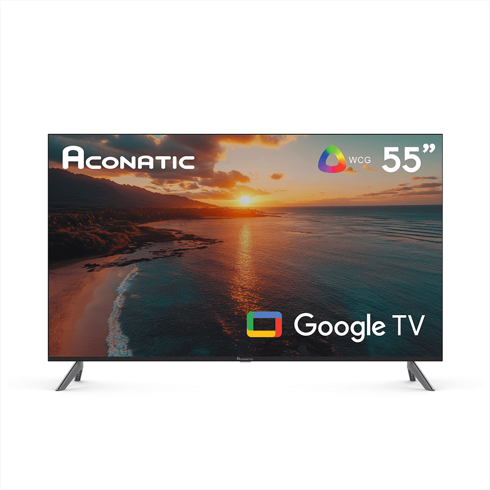 คิวแอลอีดีทีวี ทีวี ACONATIC 55 นิ้ว GOOGLE ทีวี 4K 55QS1000AN (รับประกัน 3 ปี)_0
